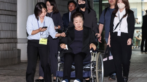 한학자 구속 전 피의자 심문 5시간 만에 종료