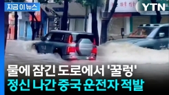 "파도다!" 차량 물결에 상점들 와장창...초강령 태풍 와중에 무개념 [지금이뉴스]