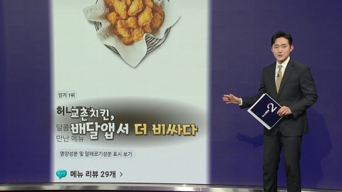 슬쩍 2천 원 또 올린 \'배달 치킨\'…이중가격제 뭐기에? [앵커리포트]