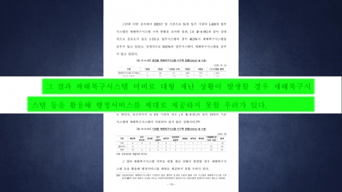 감사원, 지난해 국정자원에 \'화재 대비 취약\' 경고…"노후장비 교체 시급"