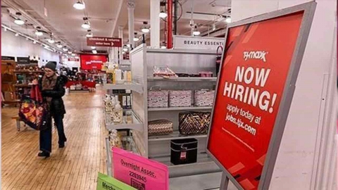 미국 8월 채용·이직 감소...관세로 고용 둔화세