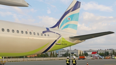 에어부산, 화재 소실 대체 항공기 도입...운항 정상화 박차