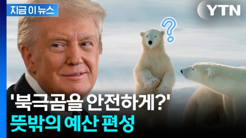 연구자들도 당황한 규모...북극곰 향해 돈 꺼낸 트럼프 [지금이뉴스] 
