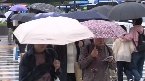 [날씨] 수도권·강원 비 내리며 선선…충청·남부 늦더위