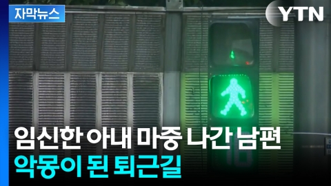 [자막뉴스] 마중 나온 남편과 퇴근하다 참변... 부부 덮친 신호위반 트럭