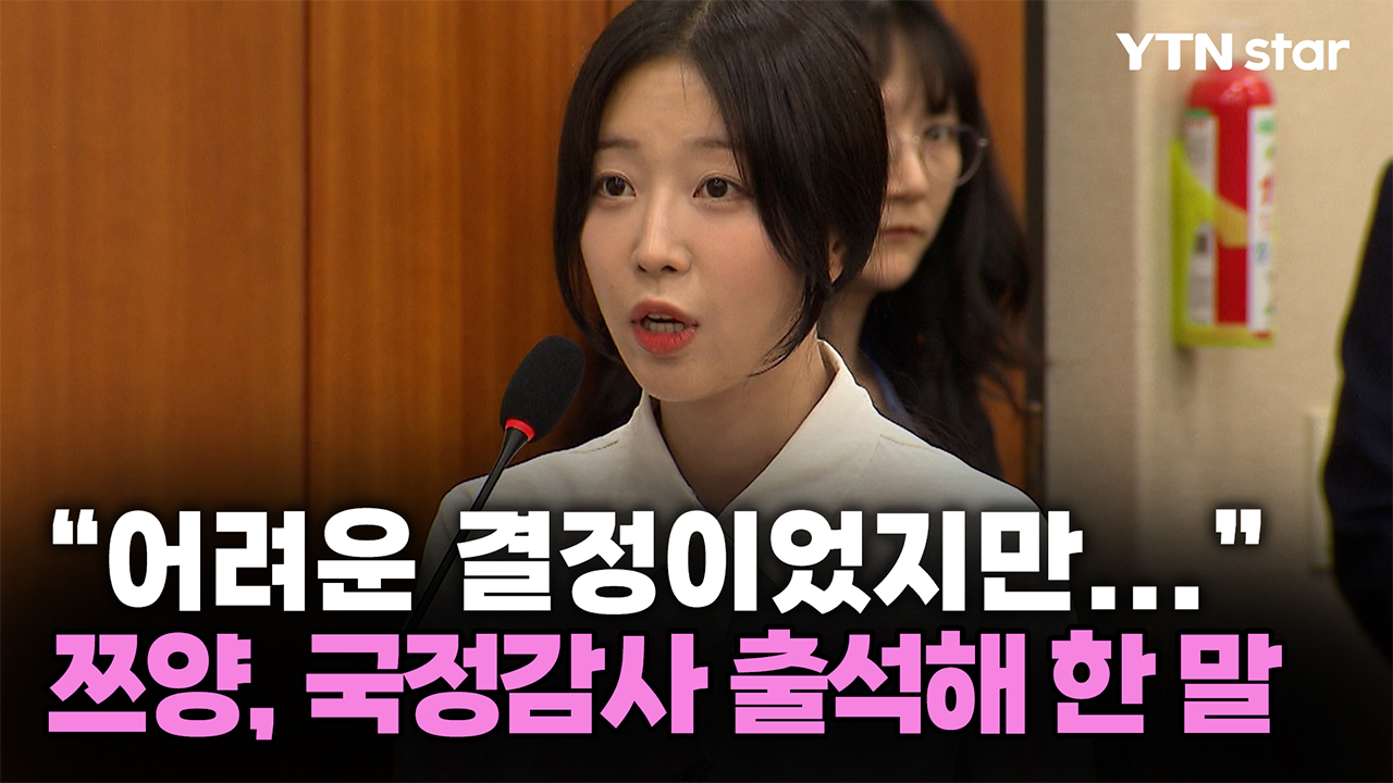 “어려운 결정이었지만...” 쯔양, 국정감사 출석해 한 말