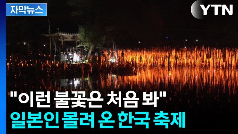 [자막뉴스] 탄성 가득...일본인 관광객 감동시킨 '한정판 축제'