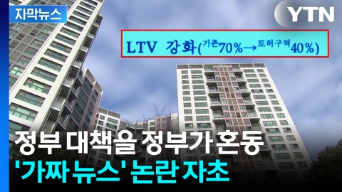 [자막뉴스] '부동산 대책' 발표하면서 잘못 설명...해명까지 뒤늦은 정부