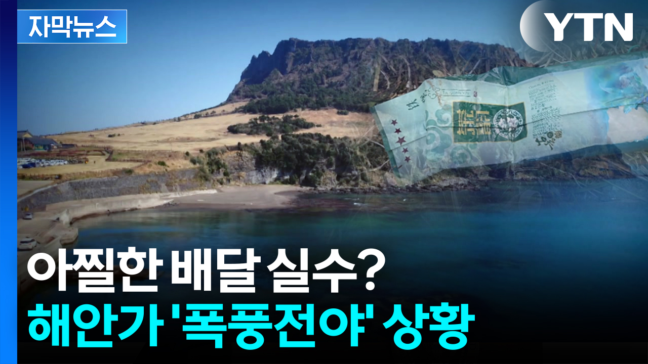 [자막뉴스] 출처 오리무중...해안가 나타난 '위험의 전조'