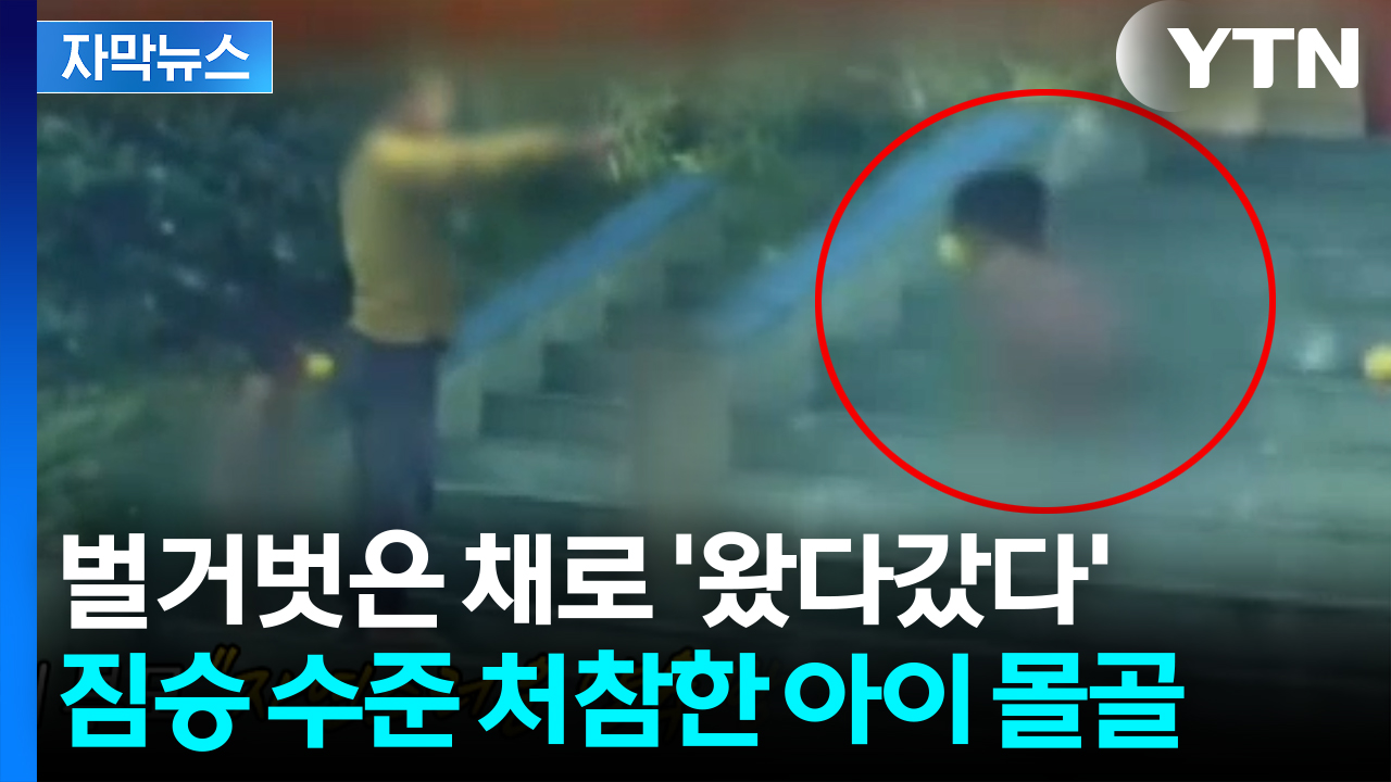 [자막뉴스] '알몸' 상태로 네 발 걸음...중국 휴게소 경악스런 장면
