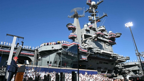 "트럼프 '황금 함대' 추진...차세대 중장갑 전함 건조 논의"