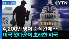 "셧다운에 재원이 바닥났다" 美 정부가 올린 공지에 \'청천벽력\' [지금이뉴스]