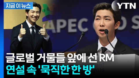 “K팝은 비빔밥입니다"...APEC 연사로 나선 BTS RM의 울림 [지금이뉴스] 