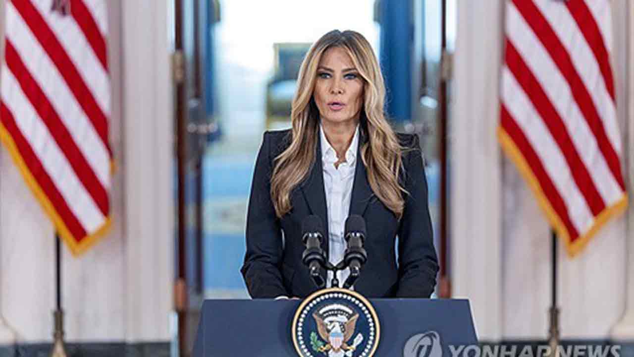 멜라니아 "한국의 아동 혁신역량 강화 프로젝트 동참 자랑스럽다"