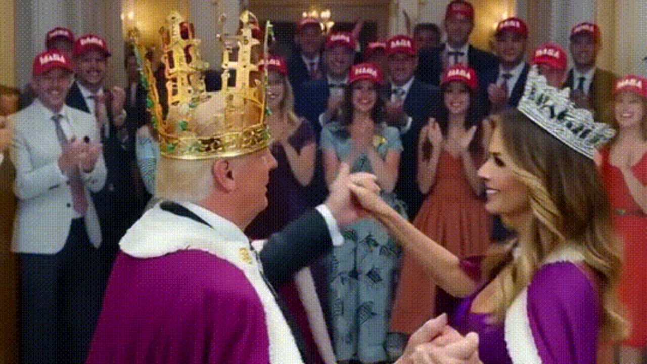 "신라 금관과 함께 춤을"...트럼프 합성 밈 美서 확산