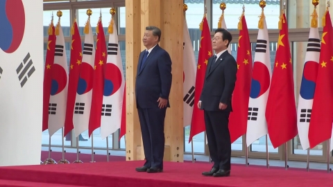  이 대통령, '국빈' 시진핑 국가주석 공식 환영식 시작