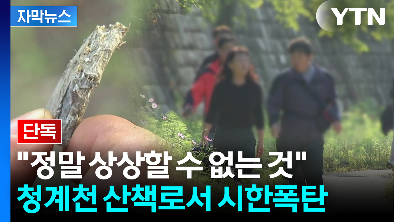 [자막뉴스] 종로에서 성동까지...'1급 발암물질' 대거 발견된 청계천