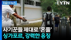 한 대만 맞아도 평생 가는 상처...싱가포르, 사기범에 \'태형\' 의무화 [지금이뉴스] 