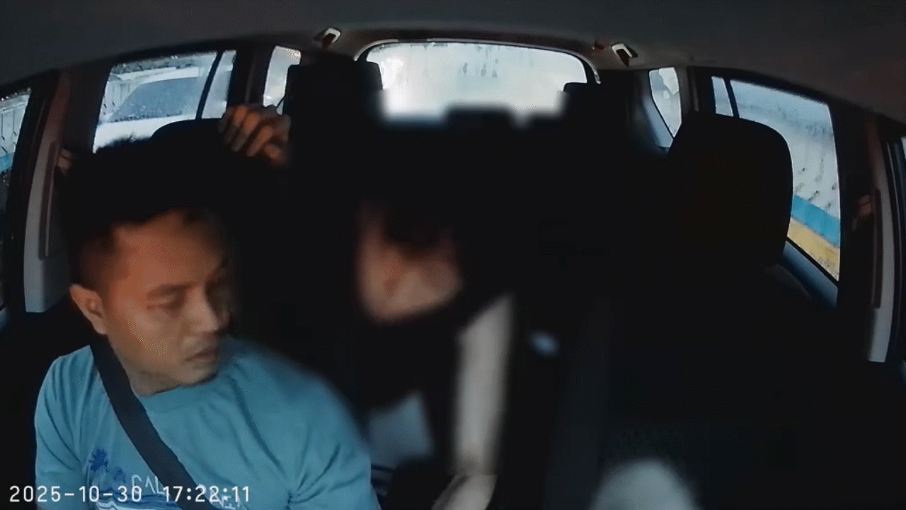 "한국인 손님, 2시간 내내 난동"...택시 영상에 자카르타 '발칵'