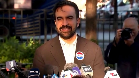 첫 무슬림 뉴욕시장 탄생…트럼프 정책에 \'민심 철퇴\'