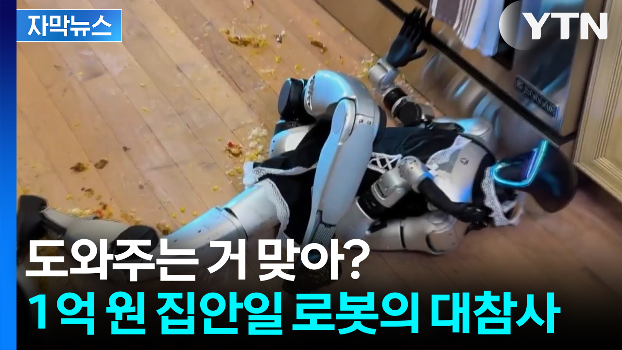 [자막뉴스] 1억 원 넘는 고급형 로봇인데..... 아수라장 된 집안 [앵커리포트]