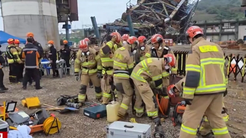  울산 화력발전소 보일러 사고 매몰자 1명 수습