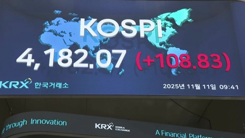 \'셧다운 해제 기대감\' 코스피 4,100 회복…SK하이닉스 또 신고가