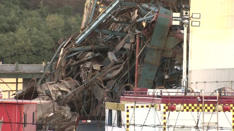매몰자 수색·구조 본격화…중장비·구조대 투입