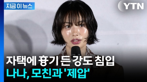 배우 나나 자택에 흉기 들고 침입...강도 행각 벌인 30대 검거 [지금이뉴스]