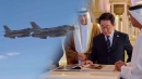 이 대통령, UAE 도착...전투기 4대 호위 '국빈 방문'