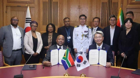 한국·남아공 방위산업 협력 양해각서 체결