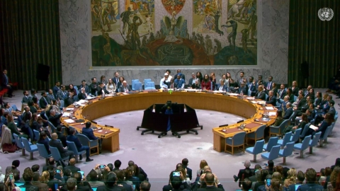 유엔 안보리, '트럼프 가자 지구 평화 구상' 지지 결의안 채택