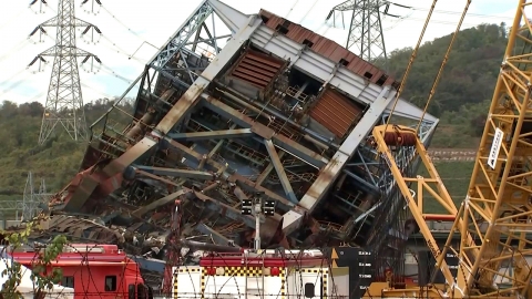  울산화력발전소 붕괴 사고 관련 기업 6곳 압수수색