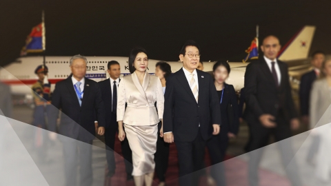 [속보] 이 대통령, 엘시시 이집트 대통령과 정상회담 시작