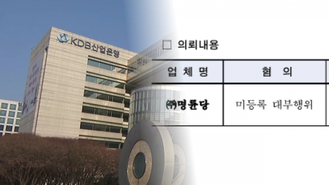 [단독] "대여금 경고에도 신규대출"…산업은행, 명륜당 대출에 \'주의\' 처분