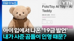 노골적인 19금 발언에 \'부모 경악\'... 아동용 AI 곰인형 전량 회수 [지금이뉴스]