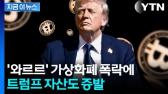 트럼프 일가도 못 피했다...가상화폐 폭락에 증발한 재산, 무려 [지금이뉴스]