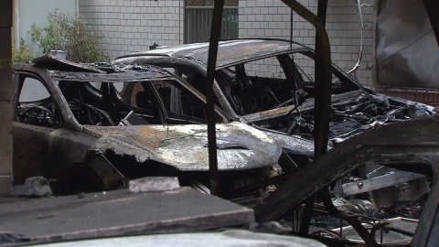 신월동 화재 현장 합동감식…중실화 혐의 70대 구속 기각