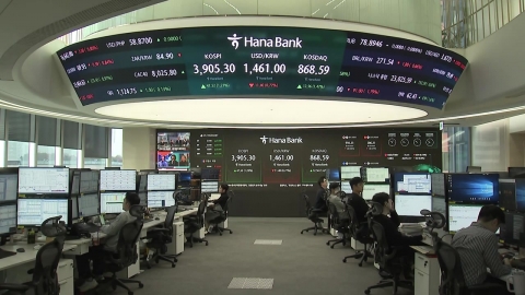 코스피 상승 3,900선 진입…환율 1,450원대 하락