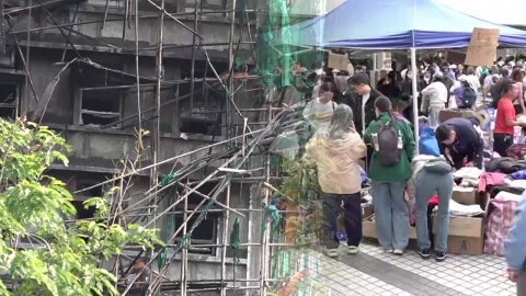 홍콩 화재 사망 128명으로 늘어…임시대피소 가보니