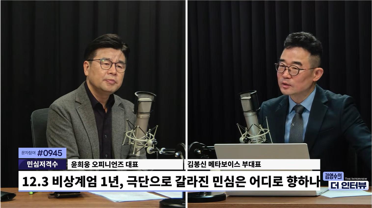 비상계엄 1년, 정치적 양극화 77% '더 심해졌다'... 책임 소재 1위는 윤석열?