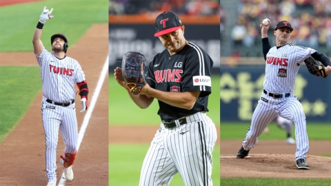 '통합우승' LG, 외국인 선수 전원 재계약