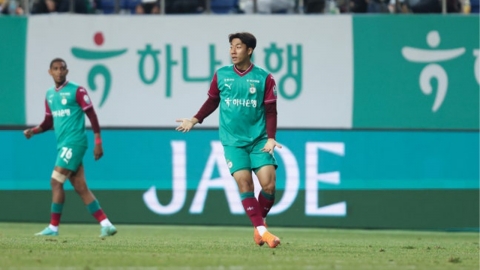 대전 서진수, 올해 K리그1 마지막 라운드 MVP