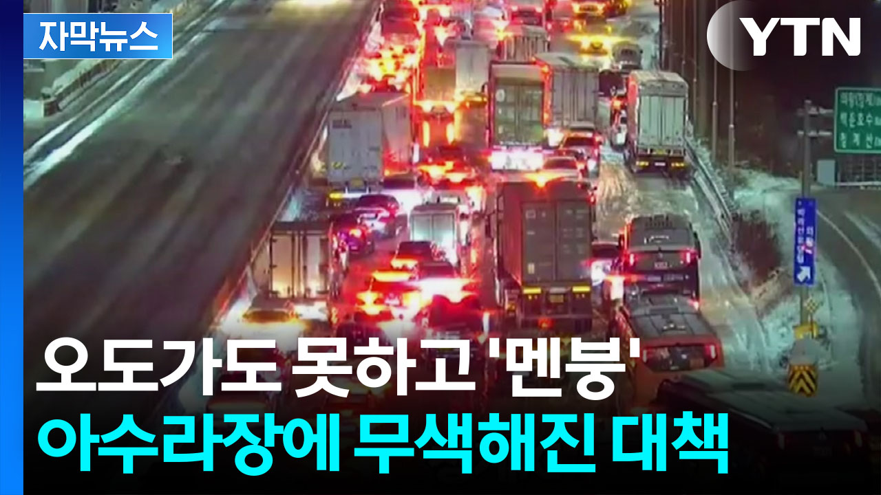 [자막뉴스] 제설 작업했다는데 지옥길...첫눈부터 '요란'