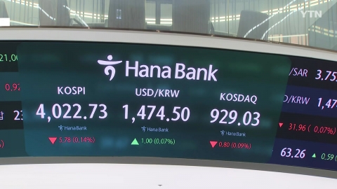 외국인 매도로 코스피 4,020선 후퇴…오늘 상승할까