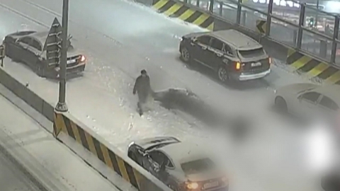 폭설 여파로 출근길 불편…새벽까지 곳곳 교통사고