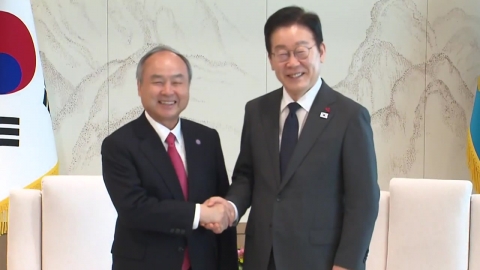 이 대통령, 손정의 만나 "AI, 상하수도처럼"…반도체 설계 고급 인력 키운다