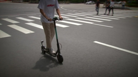 킥보드 타던 초등학생, 우회전 학원 버스에 치여 숨져
