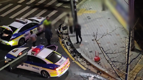 만취 상태로 도주하다 순찰차 \'쿵\'…10대 구속영장