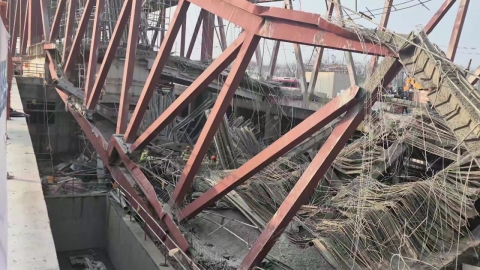 광주 서구 도서관 공사 현장 붕괴…작업자 4명 매몰